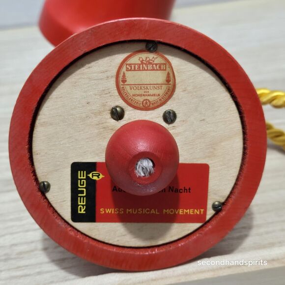 Steinbach Germany Music Pull String Bells NONWORKING - Picture 9 of 12